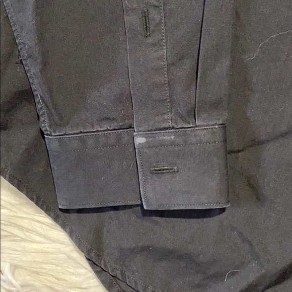 SOLD! Men’s Sandro Black Long Sleeve Dress Shirt - Picture 3 of 6
